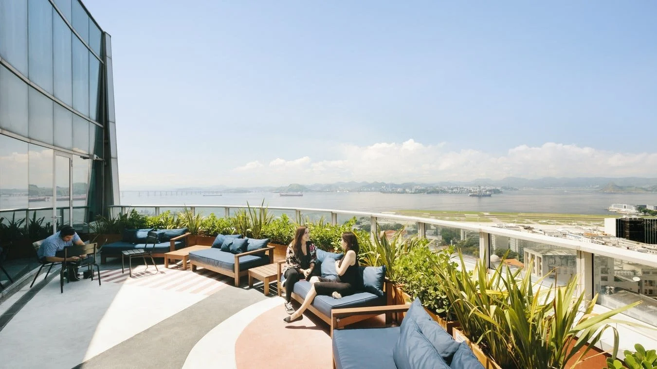 A comfortable coworking space